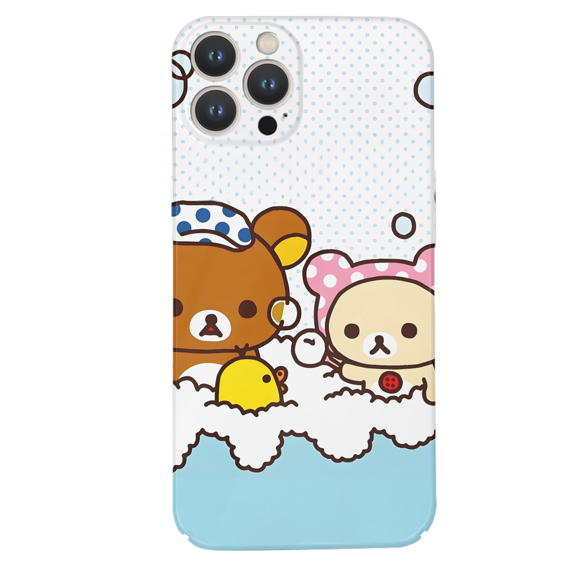 （画像用） リラックマ リラックマ キイロイトリ Rilakkuma Korilakkuma Kiiroitori 【iPhone 14シリーズ対応】ハードケース